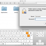 OSX Authentication Fails - Keyboard Input