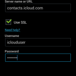 iCloud sync to Android OS - iCloud Contact sync with CardDav